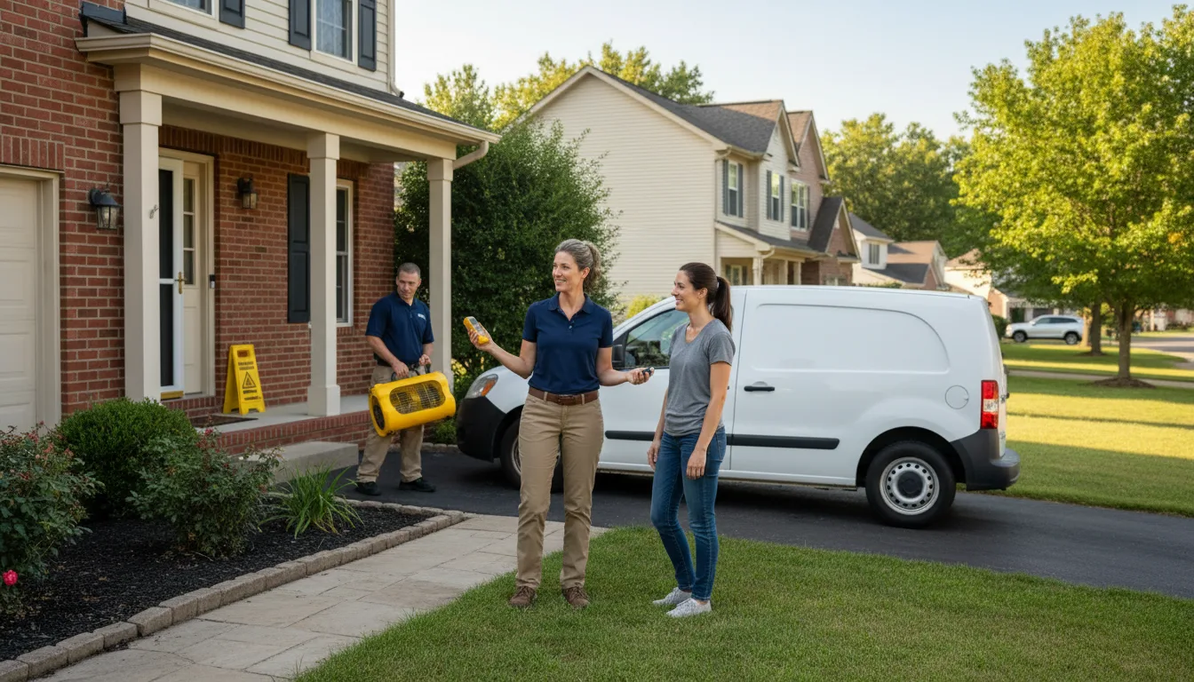Water restoration image for Home Water Damage Repair in Canute, OK